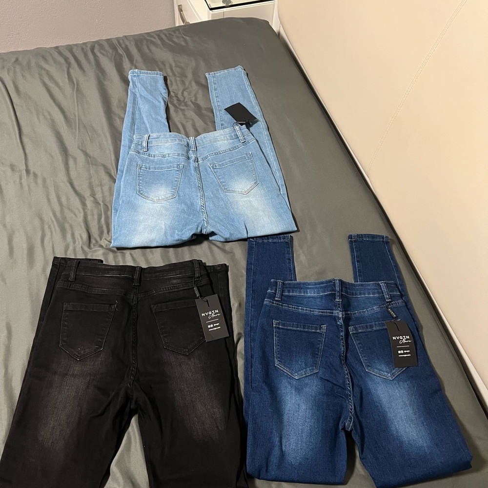 3 pair of jeans for $90 Original price was $45 each